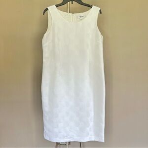Jones Studio White Sleeveless Dress